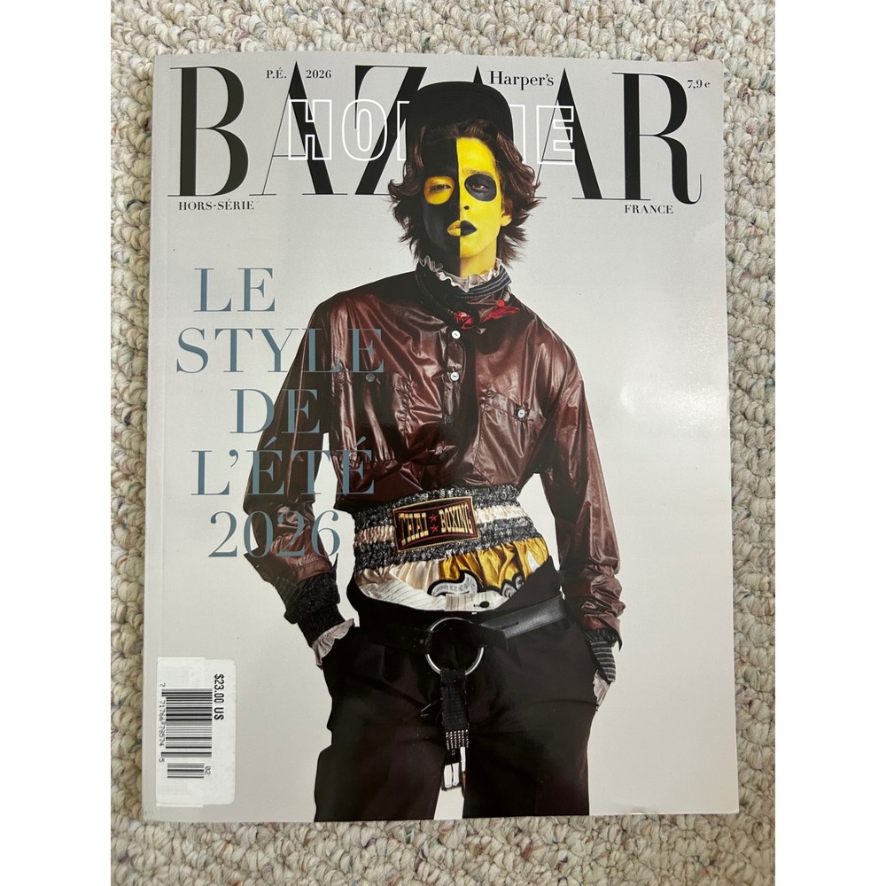 Harper's Bazaar Homme France P.E. 2026 Magazine Gucci Back Cover Summer Style